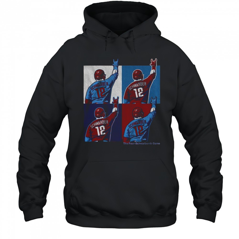 Kyle Schwarber Philadelphia Phillies NFL 2025 The Four-Schwarbomb Game shirt