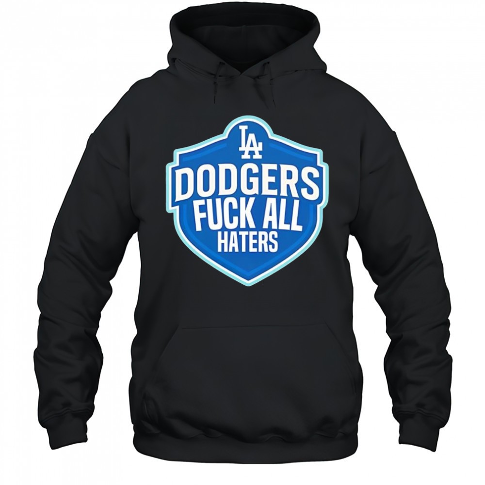 LA Dodgers fuck all haters logo shirt