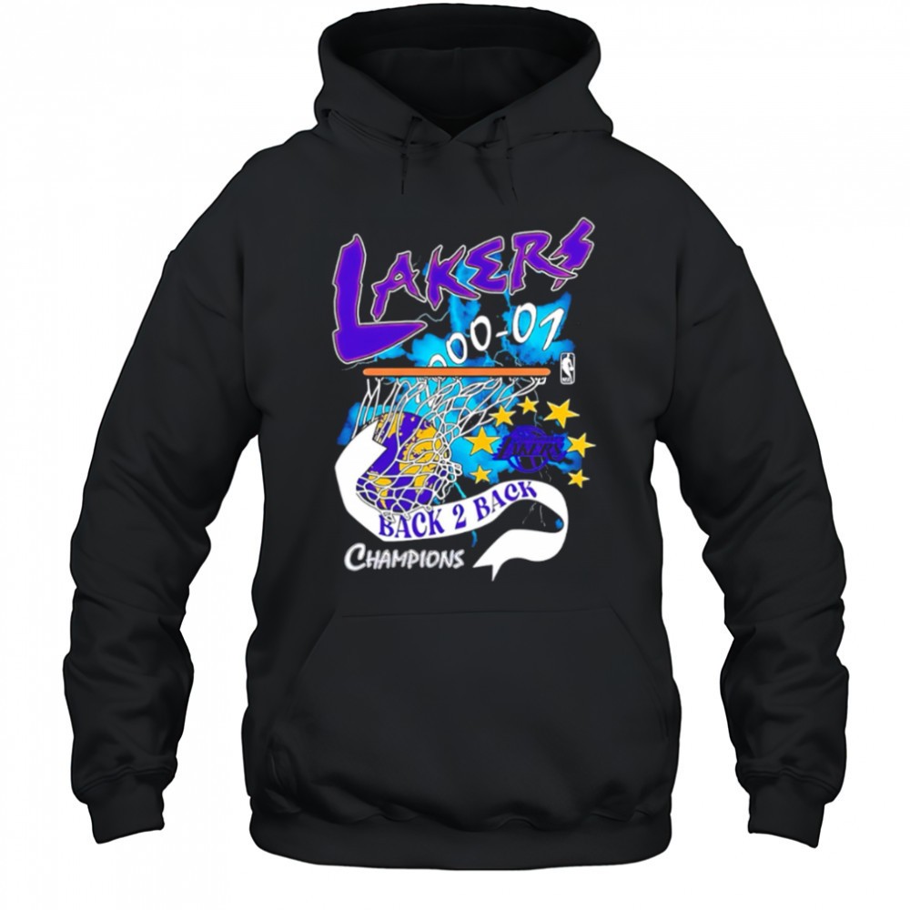 La Lakers Back 2 Back Champions Vintage Graphic shirt