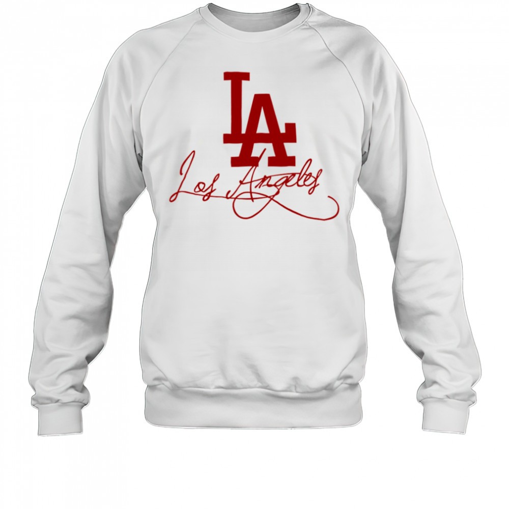 LA Los Angeles style letters shirt