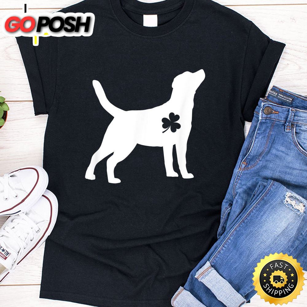 Labrador Irish St Patrick Day Shamrock Leprechaun Dog T-Shirt