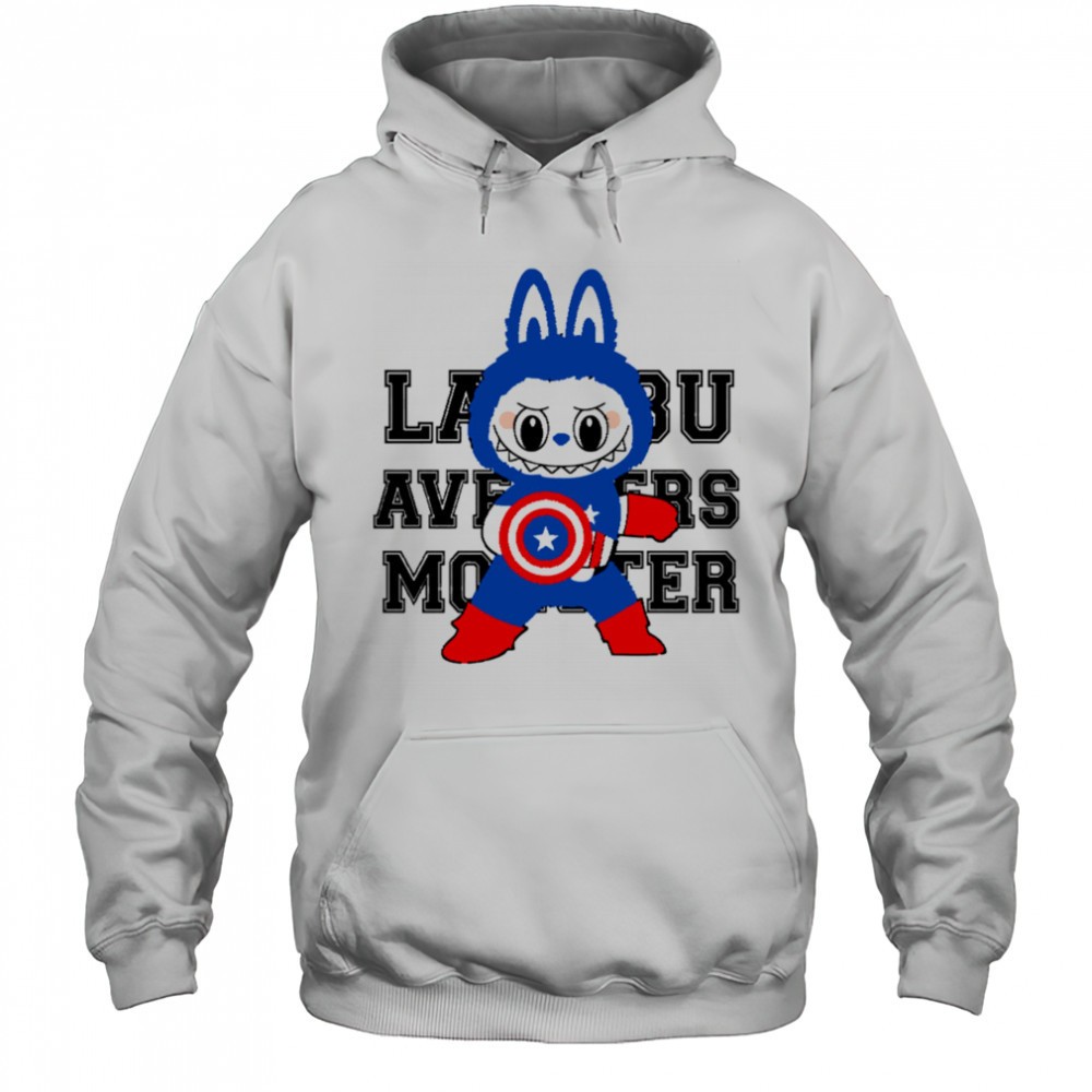 Labubu Avengers Labubu Captain America shirt