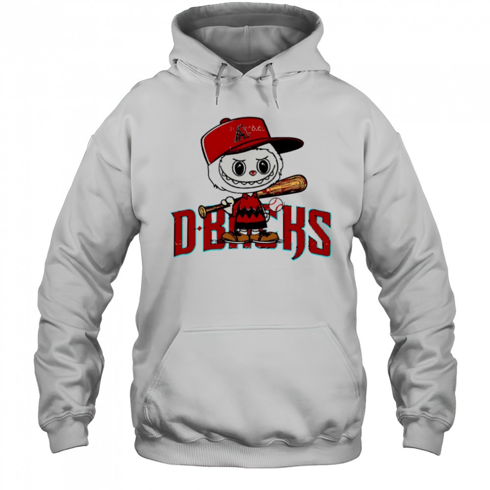 Labubu Charlie Brown Arizona Diamondbacks shirt