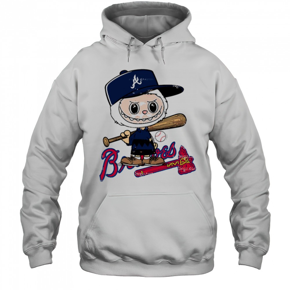 Labubu Charlie Brown Atlanta Braves shirt
