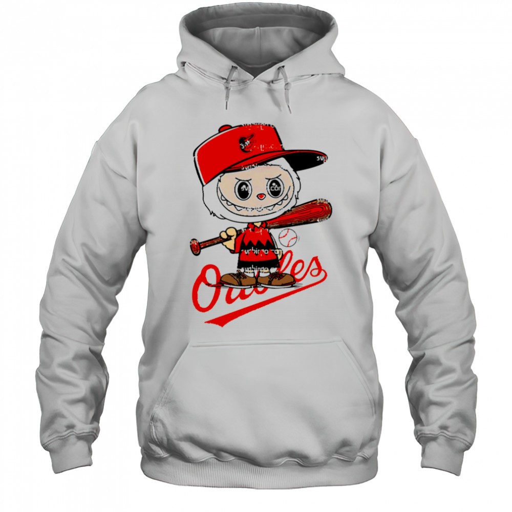 Labubu Charlie Brown Baltimore Orioles shirt
