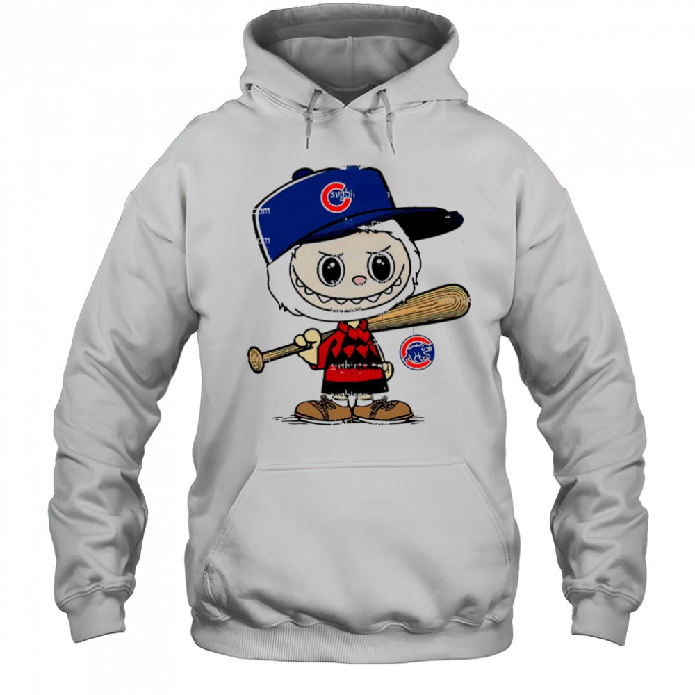 Labubu Charlie Brown Chicago Cubs shirt
