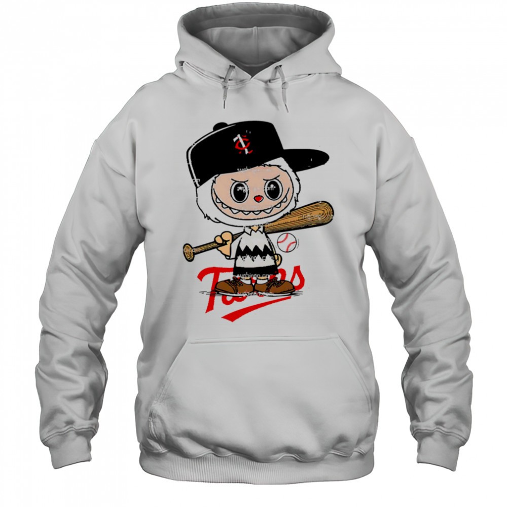 Labubu Charlie Brown Minnesota Twins shirt