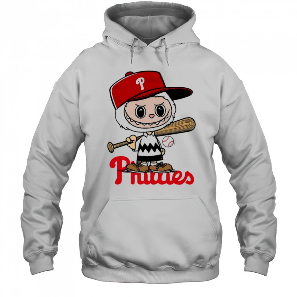 Labubu Charlie Brown Philadelphia Phillies shirt