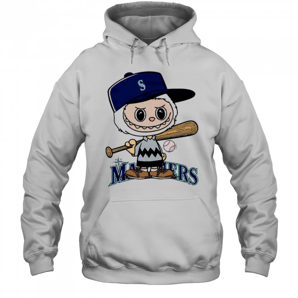Labubu Charlie Brown Seattle Mariners shirt