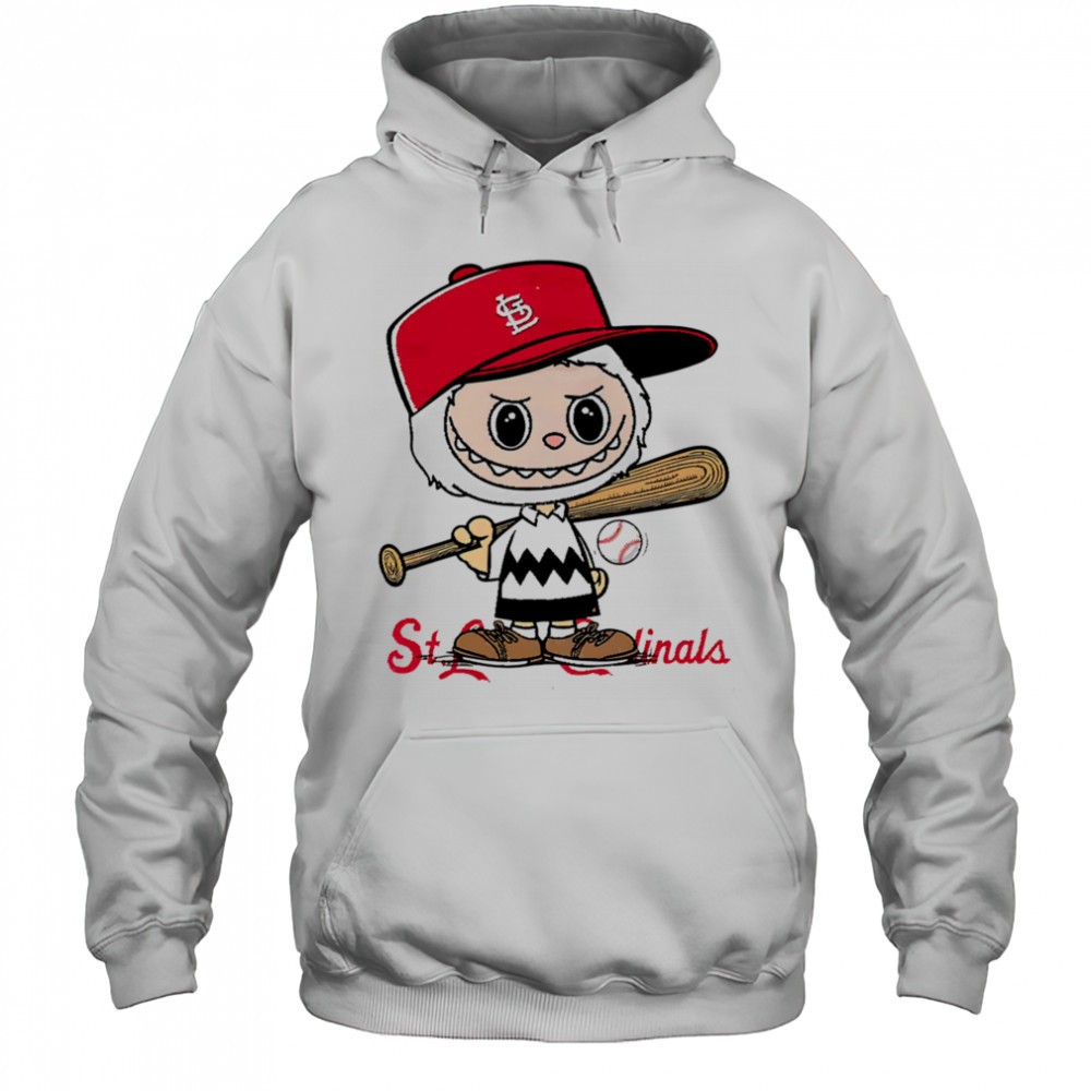 Labubu Charlie Brown St Louis Cardinals shirt