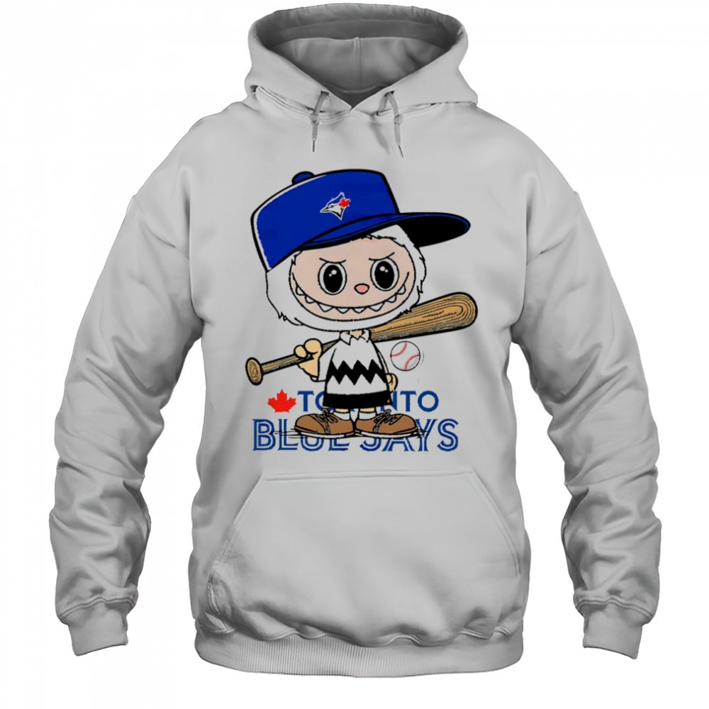Labubu Charlie Brown Toronto Blue Jays shirt