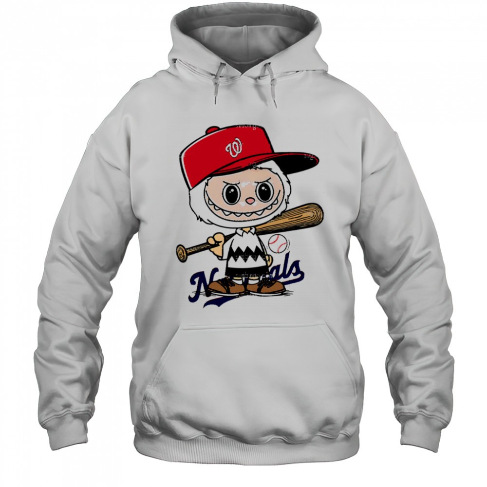 Labubu Charlie Brown Washington Nationals shirt