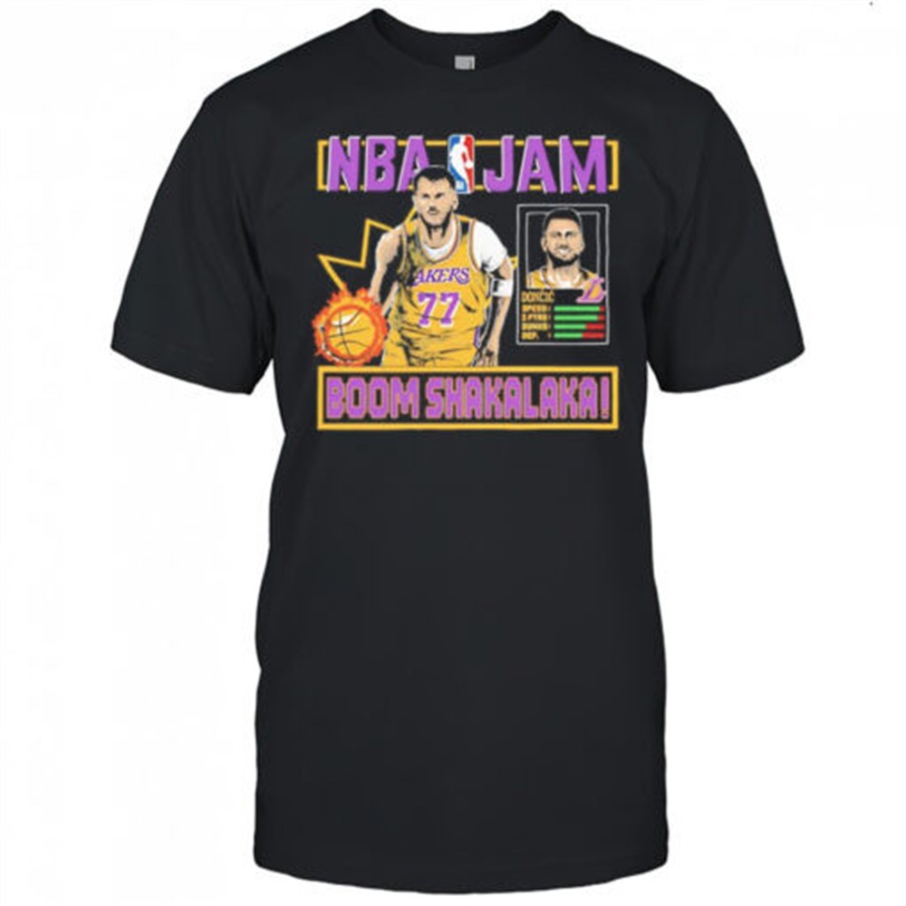 Lakers Luka NBA Jam Boom shirt