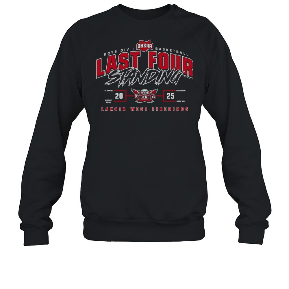 Lakota West Firebirds 2025 OHSAA Boys Division I Basketball Last Four Standing Shirt