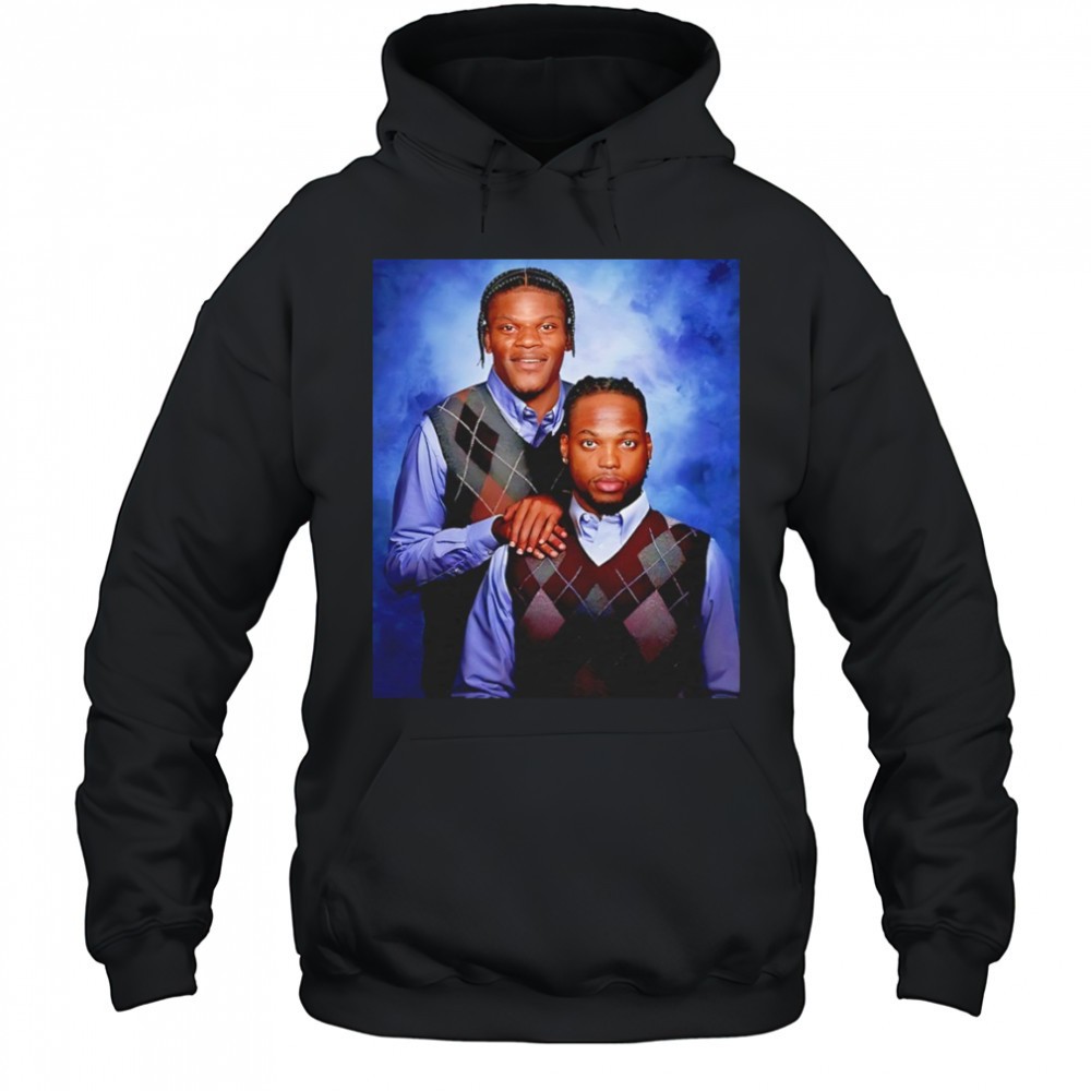 Lamar Jackson and Derrick Henry Baltimore Ravens NFL Step Brothers shirt
