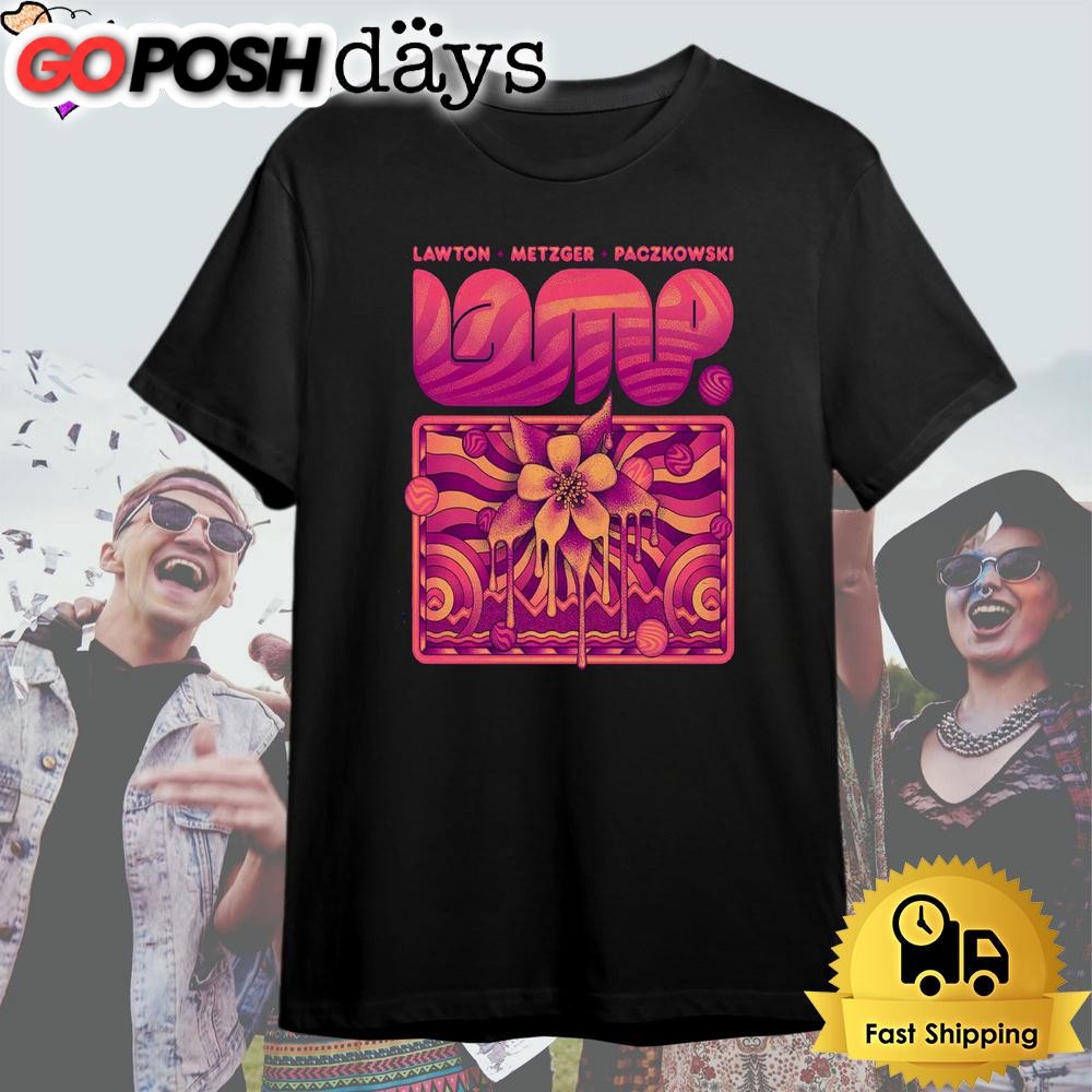 Lamp Tour At Cervantes’ Masterpiece Ballrooom Denver, CO On Dec 14 2024 T Shirt