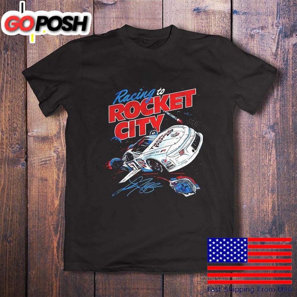 Landon Huffman Racing To Rocket City Signature T-Shirt