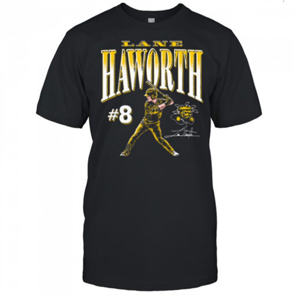 lane-haworth-8-wichita-state-shockers-baseball-ncaa-division-i-portrait-signatu-6yj7ilvz Lane Haworth #8 Wichita State Shockers baseball NCAA Division I Portrait Signature t-shirt