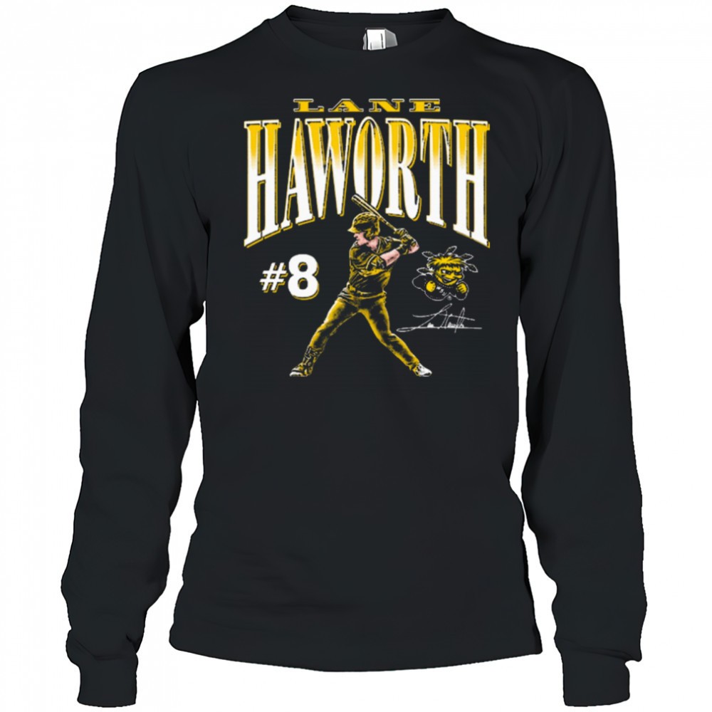lane-haworth-8-wichita-state-shockers-baseball-ncaa-division-i-portrait-signatu-6yj7ilvz Lane Haworth #8 Wichita State Shockers baseball NCAA Division I Portrait Signature t-shirt
