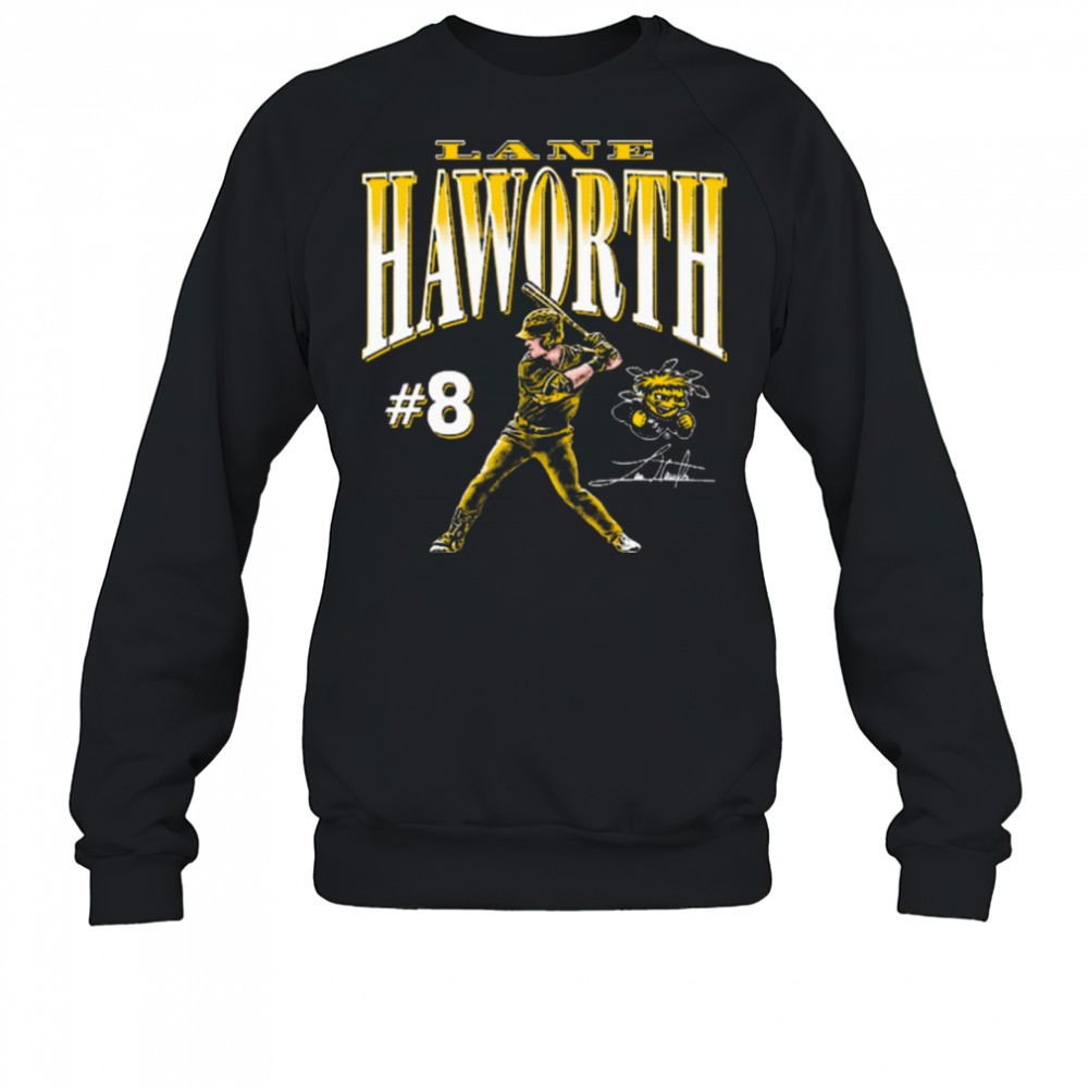 lane-haworth-8-wichita-state-shockers-baseball-ncaa-division-i-portrait-signatu-6yj7ilvz Lane Haworth #8 Wichita State Shockers baseball NCAA Division I Portrait Signature t-shirt