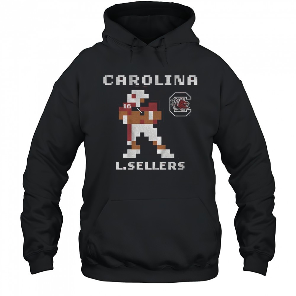 LaNorris Sellers 8-bit Retro Baller South Carolina Gamecocks football shirt