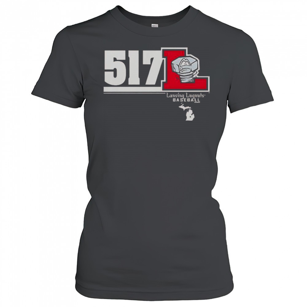 lansing-lugnuts-517-t-shirt-ucceuskp Lansing Lugnuts 517 T-Shirt