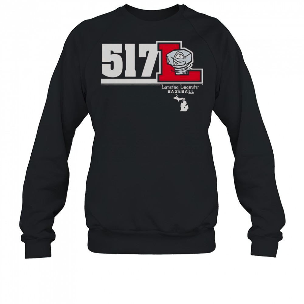 lansing-lugnuts-517-t-shirt-ucceuskp Lansing Lugnuts 517 T-Shirt