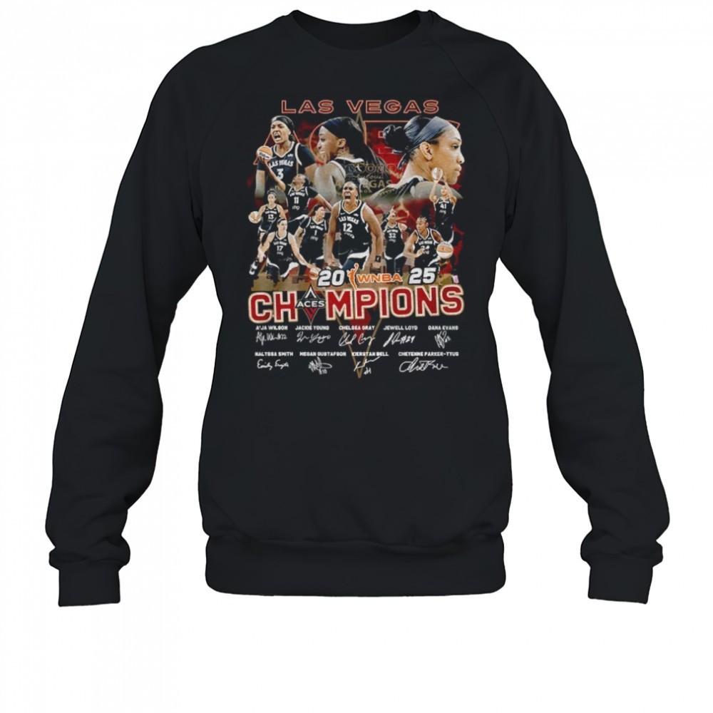 las-vegas-aces-womens-basketball-2025-wnba-champions-signature-shirt-yhso4rbr Las Vegas Aces womens basketball 2025 WNBA Champions signature shirt