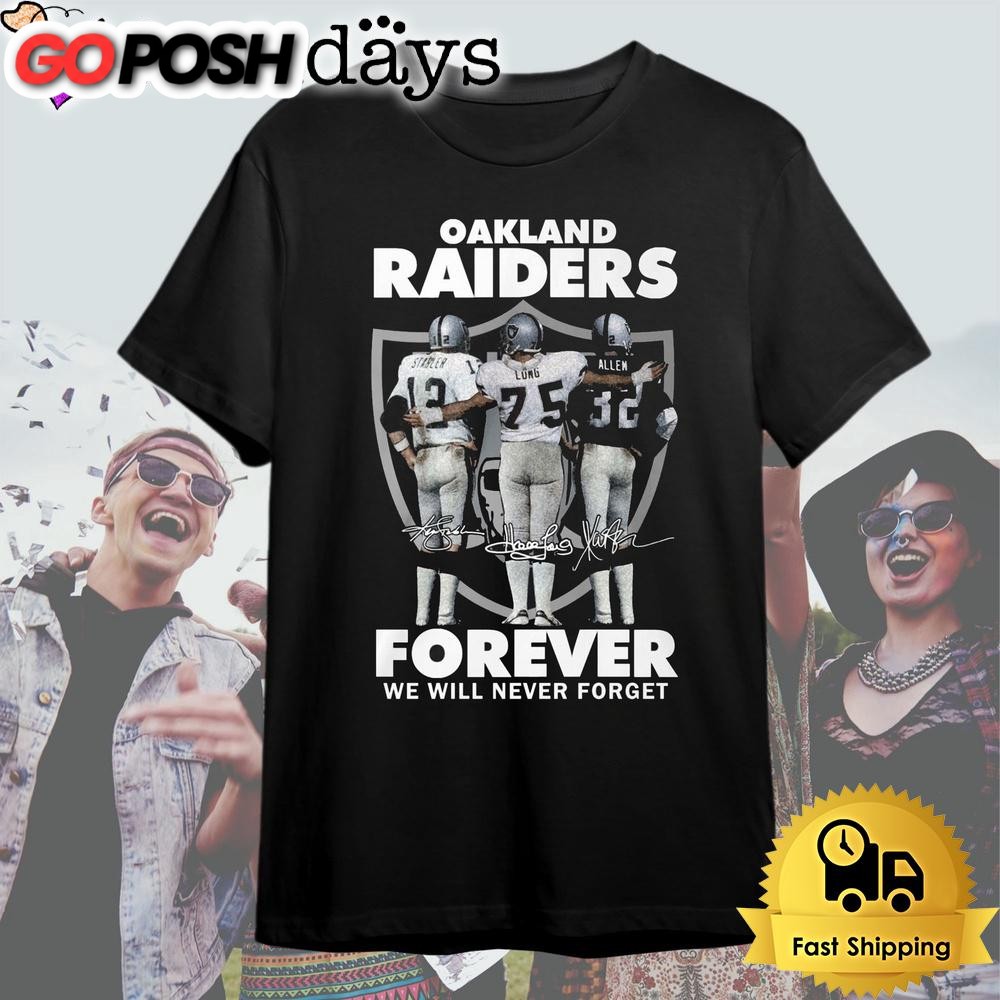 Las Vegas Raider Forever We Will Never Forget T Shirt