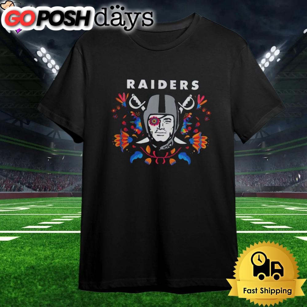 Las Vegas Raiders Dia De Los Muertos T Shirt