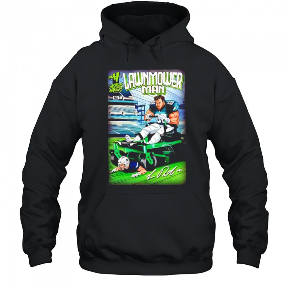 Lawnmower Man Jason Kelce Philadelphia Eagles signature shirt