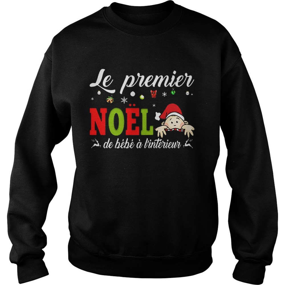 Le premier Noel de bebe a linterieur shirt
