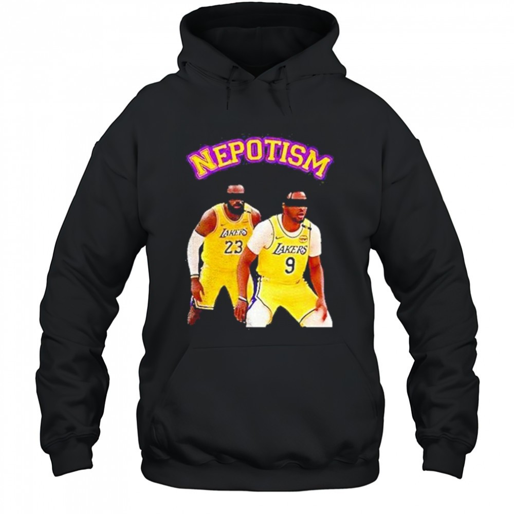 Lebron James And Bronny James Los Angeles Lakers Nba Basketball Nepotism Shirt