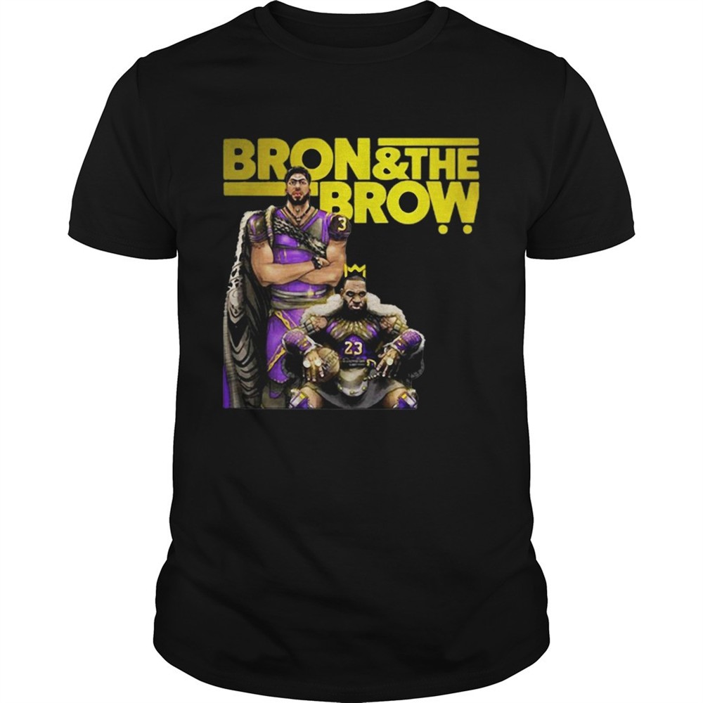 lebron-james-bron-the-brow-anthony-davis-los-angeles-lakers-shirt-lyvwjt6n LeBron James Bron & The Brow Anthony Davis Los Angeles Lakers shirt