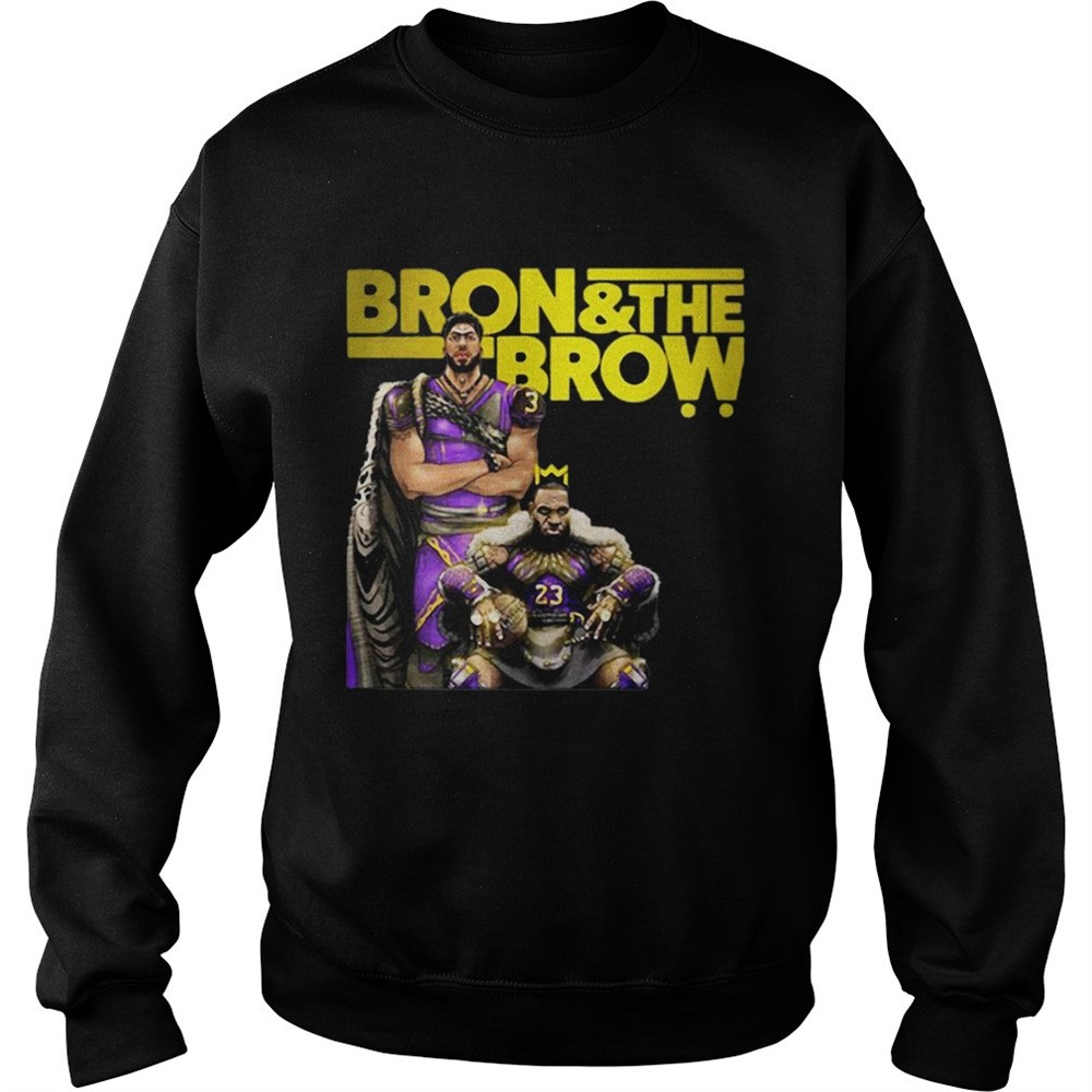 LeBron James Bron & The Brow Anthony Davis Los Angeles Lakers shirt