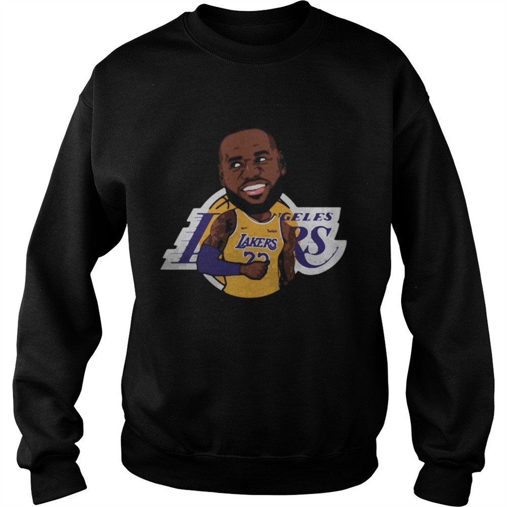 LeBron James Chibi Los Angeles Lakers shirt