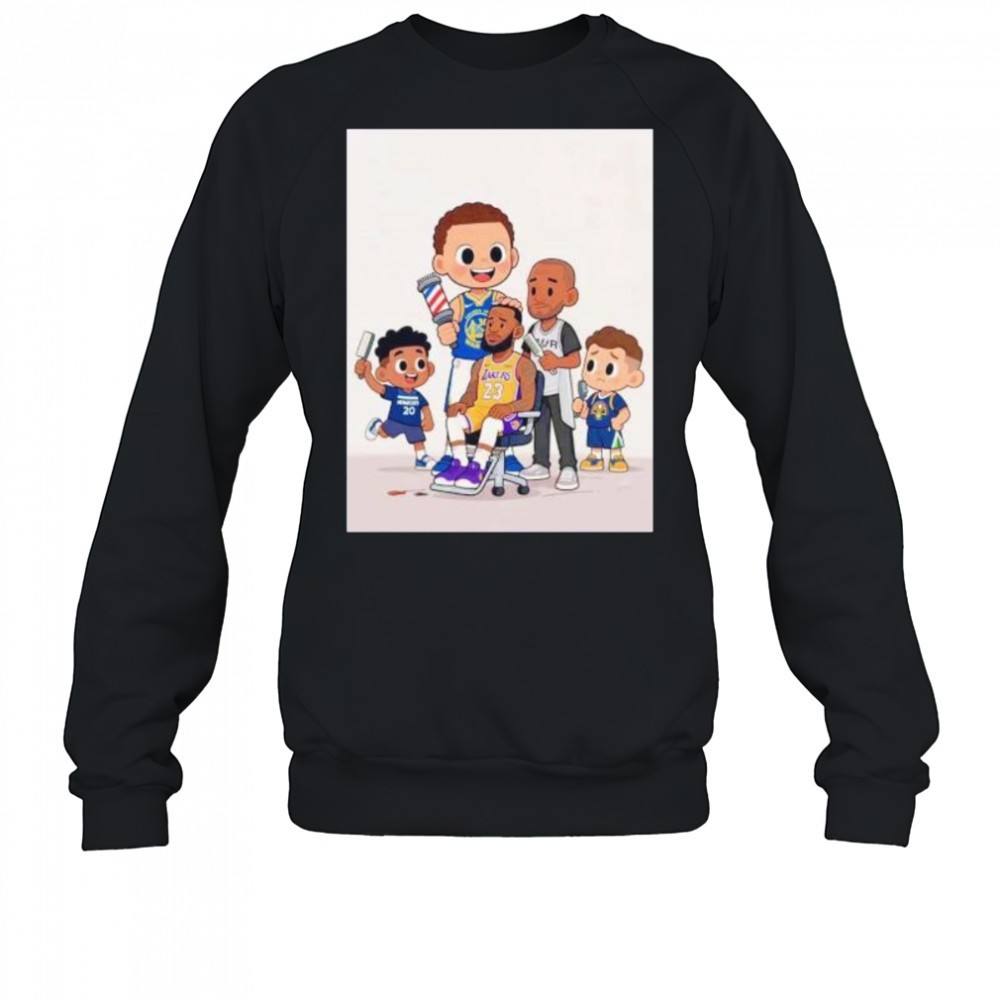 lebron-james-haircut-alongside-other-nba-players-after-lakers-loss-timberwolves-lxp64e84 LeBron James haircut alongside other NBA players after Lakers loss Timberwolves cartoon shirt