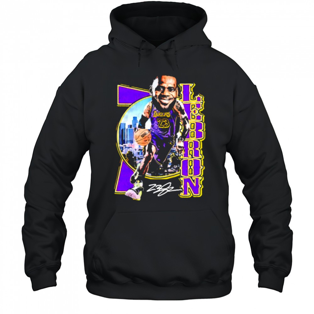 LeBron James Los Angeles Lakers big head signature shirt
