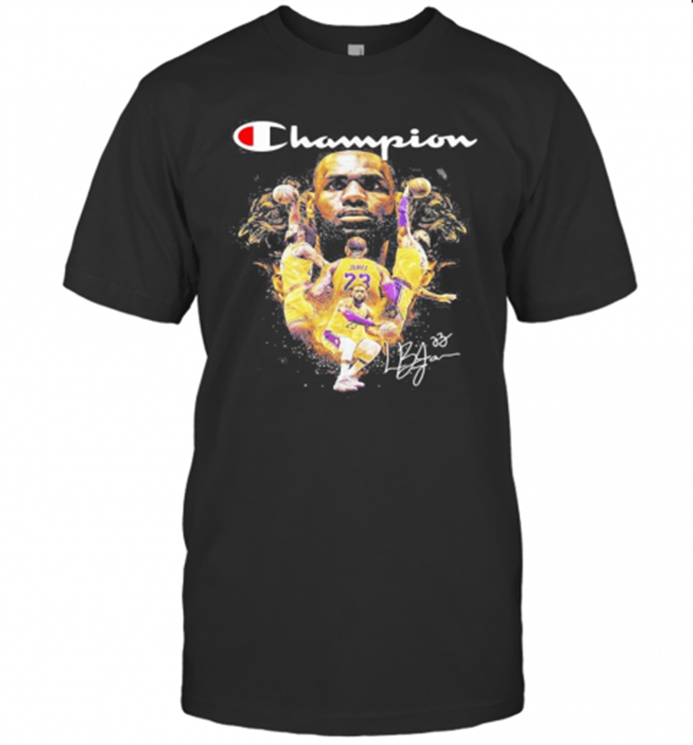 Lebron James Los Angeles Lakers Signature T-Shirt