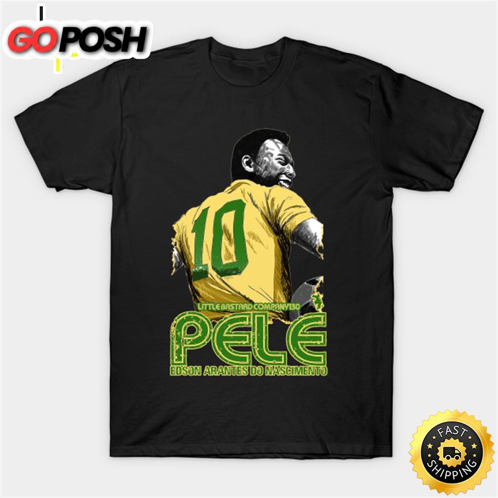 Legendary Player Pele Wears The Number 10 Shirt Player Soccer Unisex Tee T-Shirt