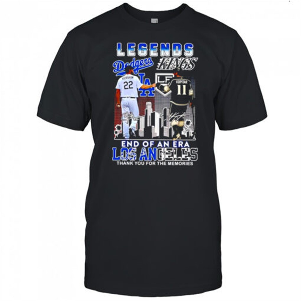 legends-of-the-clayton-kershaw-la-dodgers-anze-kopitar-la-kings-end-of-an-era-2u6ro5cj Legends of the Clayton Kershaw LA Dodgers & Anže Kopitar LA Kings end of an era shirt