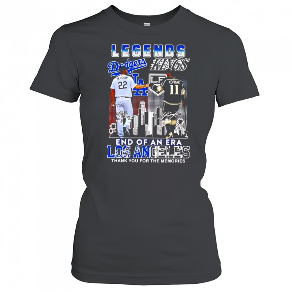 legends-of-the-clayton-kershaw-la-dodgers-anze-kopitar-la-kings-end-of-an-era-2u6ro5cj Legends of the Clayton Kershaw LA Dodgers & Anže Kopitar LA Kings end of an era shirt