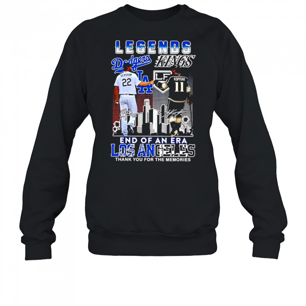 legends-of-the-clayton-kershaw-la-dodgers-anze-kopitar-la-kings-end-of-an-era-2u6ro5cj Legends of the Clayton Kershaw LA Dodgers & Anže Kopitar LA Kings end of an era shirt
