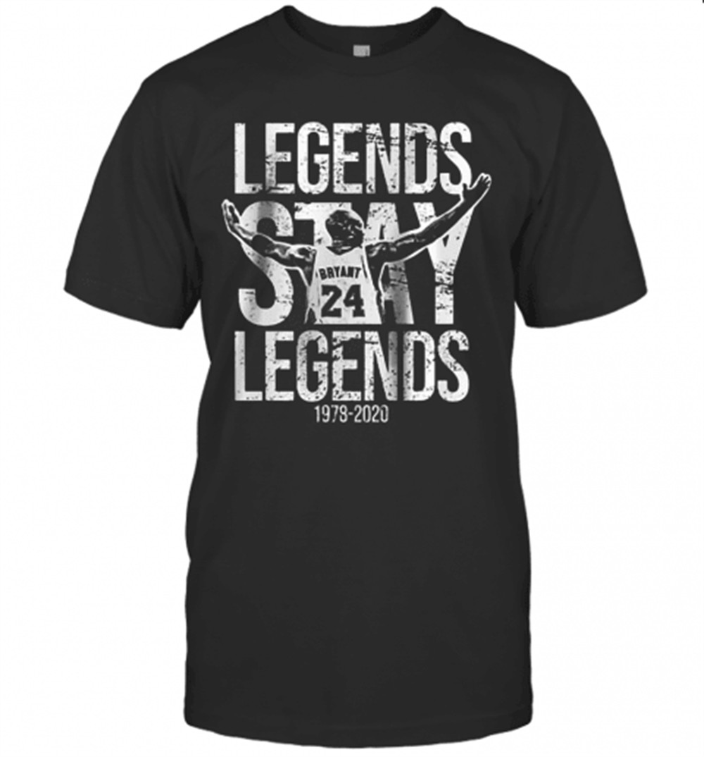 legends-stay-legends-24-kobe-bryant-rip-1978-2020-t-shirt-ac47sbgn Legends Stay Legends 24 Kobe Bryant RIP 1978 2020 T-Shirt