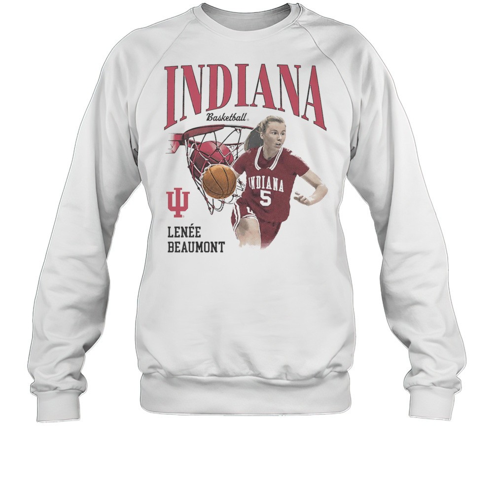 Lene Beaumont Indiana Basketball Cartoon Shirt
