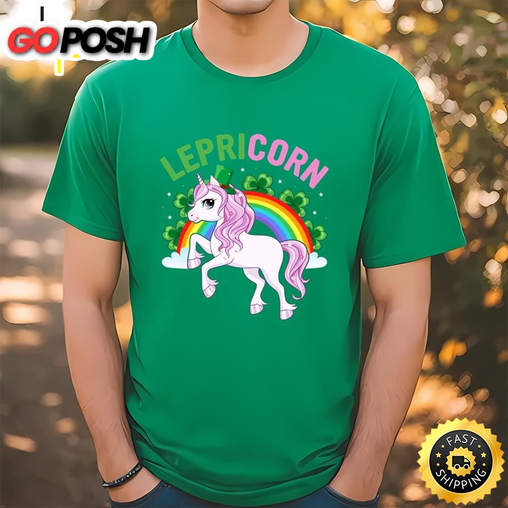 Lepricorn Funny St Patricks Day T-shirt