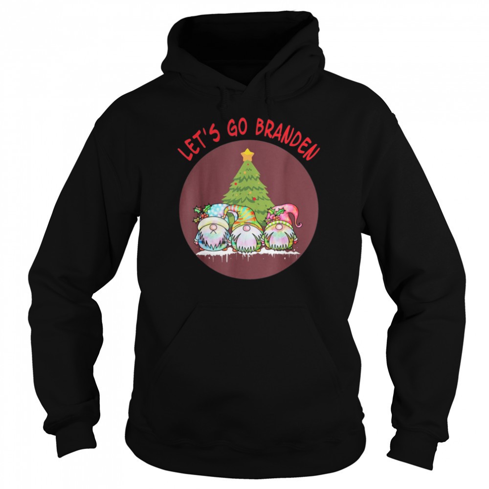 Lets Go Branden Three Gnome Conservative Anti Liberal Xmas Shirt