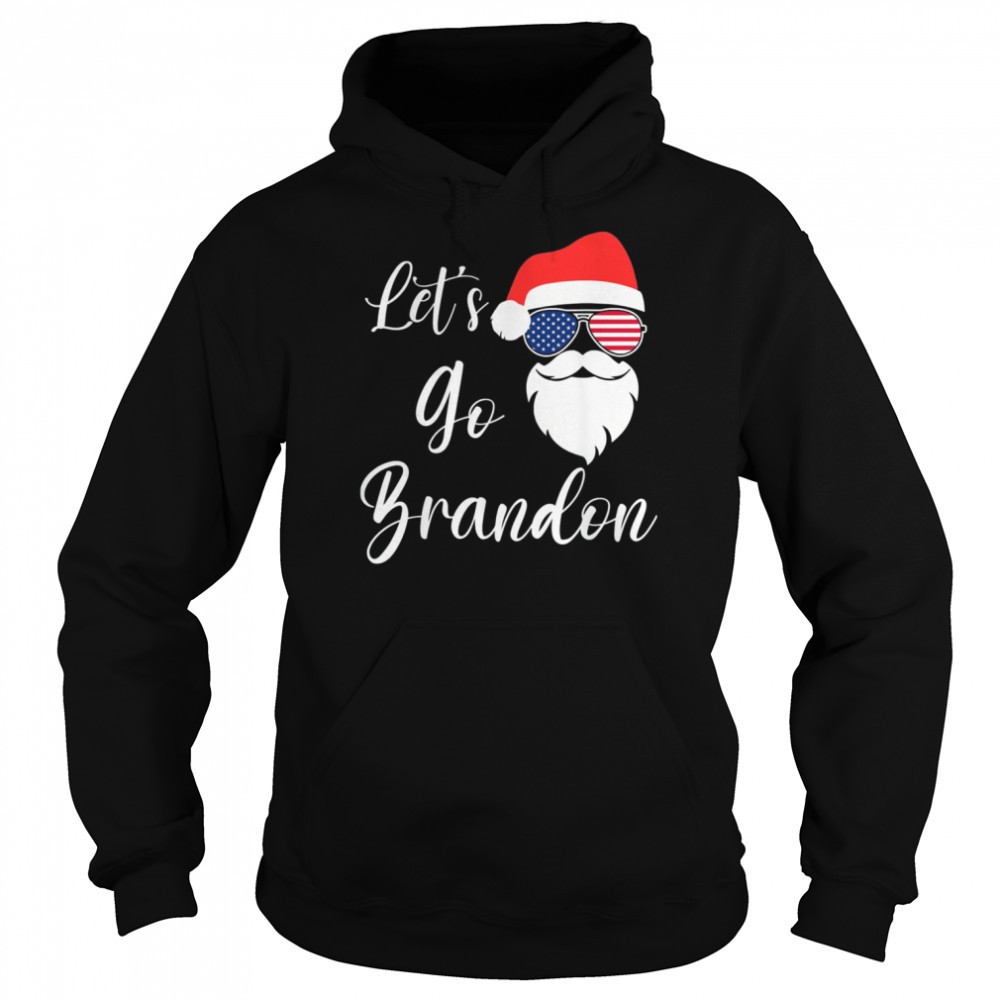 Lets Go Brandon Christmas Santa Shirt