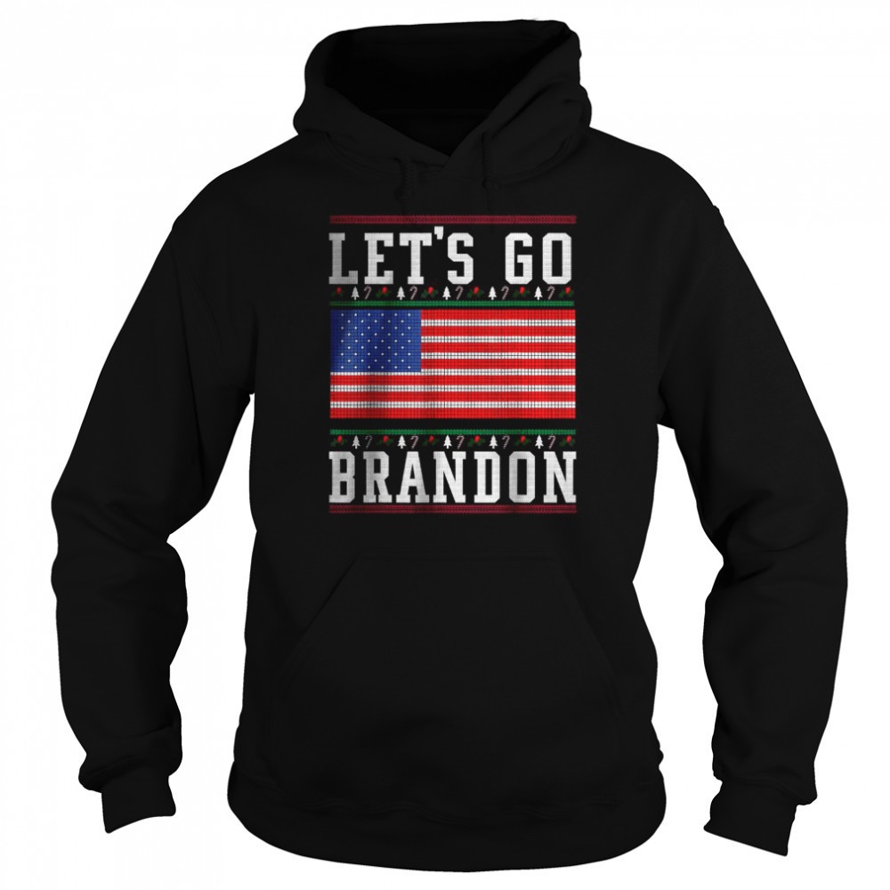 Lets Go Brandon Ugly Christmas Xmas T-Shirt