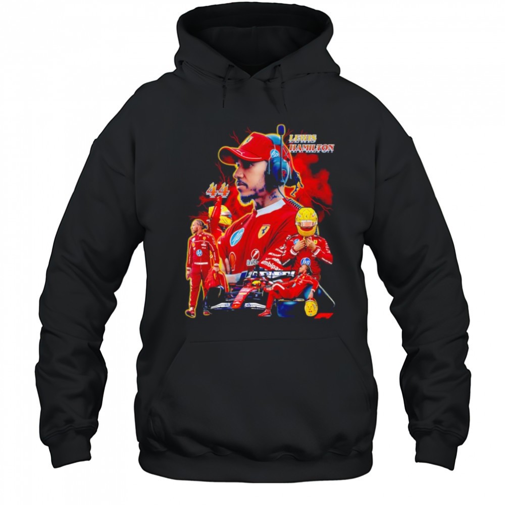 Lewis Hamilton Ferrari graphic shirt